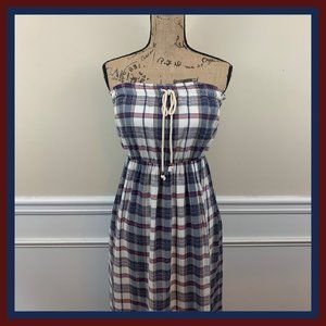 3 for $20 🛒GAP Plaid Strapless Dress
